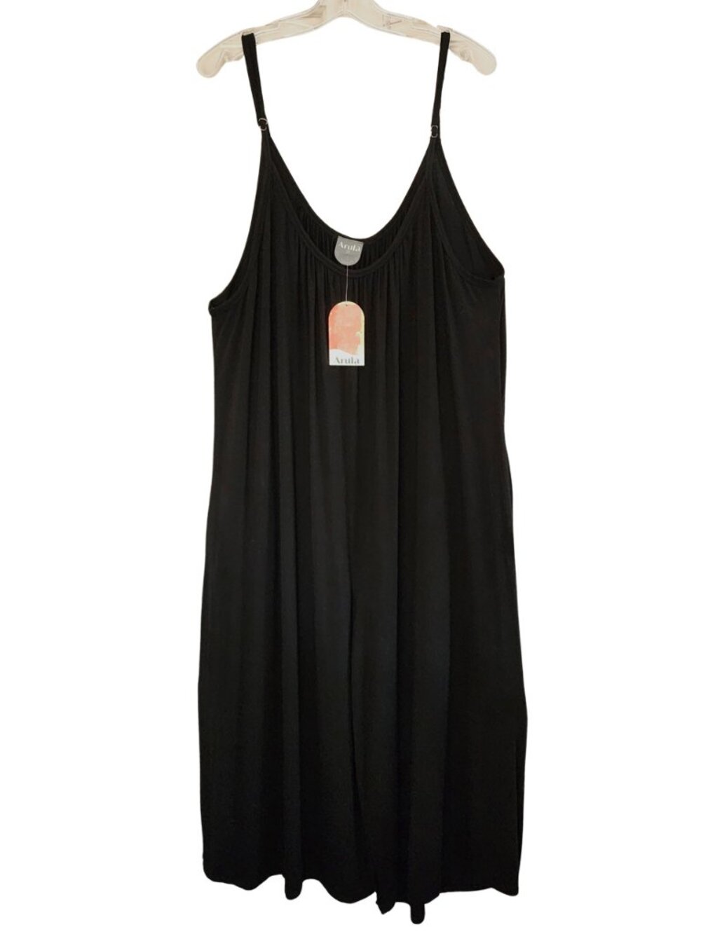 Arula Jumpsuit Black, Wide Leg, 2X, NWT, Free Shipping
